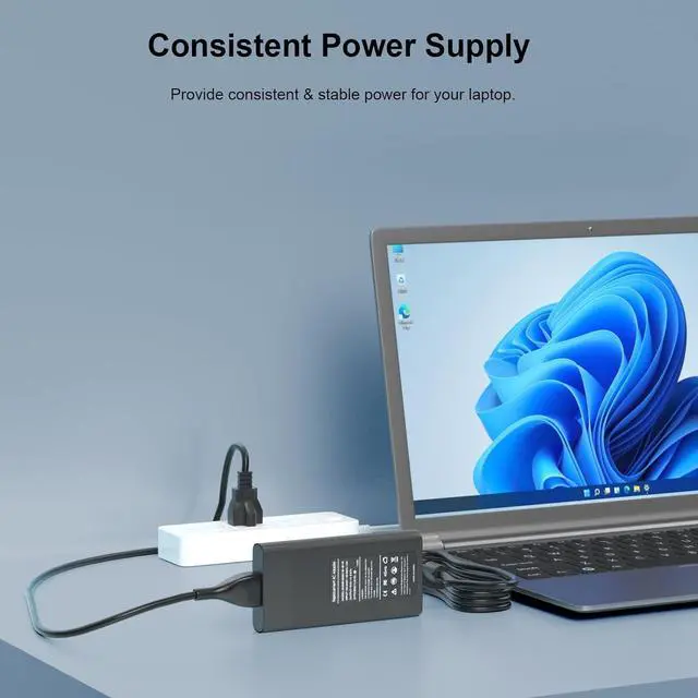 Alt view image 7 of 7 - 150W AC Adapter Charger for HP ZBook 15 16 17 15u 15v G3 G4 G5 G6 G7 G8 G9 G10 G11 Fury 15 17 G7 G8 Z Book Studio G4 G5 G7 G8 G9 G10 G11 Omen Pavilion Gaming 15 17 Laptop Power Supply Cord