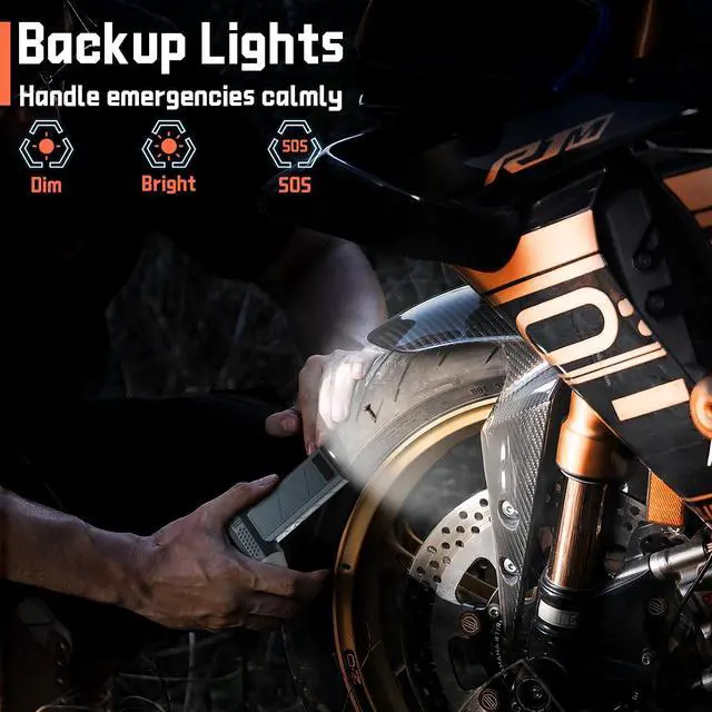 Alt view image 6 of 7 - Compressed Air Duster 360000RPM 52m/s Cordless Electric Air Duster with Flashlight 4-Speed Adjustable Mini Air Blower Gun USB-C Charging