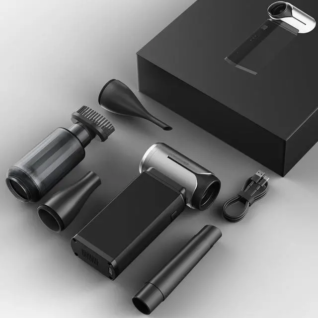 Main image of Electric Compressed Air Duster 130 000RPM Portable Small Super Power Cordless Air Duster Blow and Suction High Speed Air Blower Turbo Fan Dust Blower for Computer Keyboard House Travel Outdoor Car