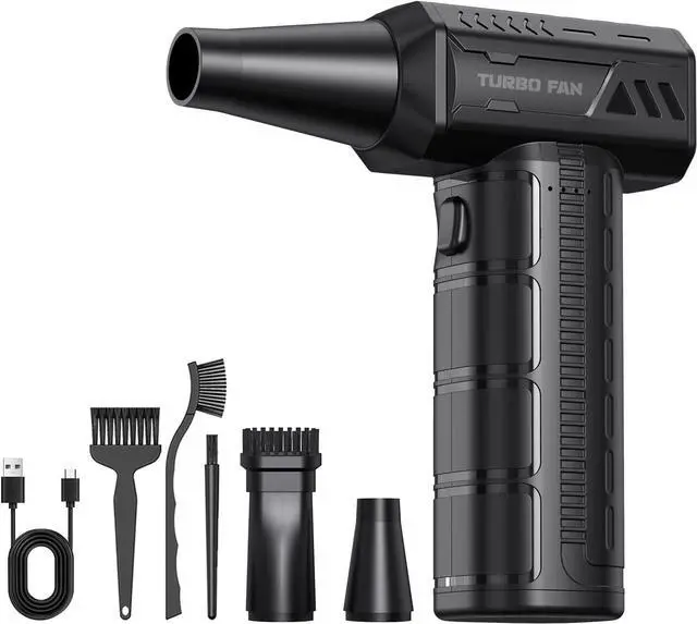Main image of Compressed Air Duster 300000RPM Super Power Cordless Electric Air Duster 10000mAH Rechargeable Brushless Motor Blower 3-Gear Adjustable Turbo Fan Duster Blower for Computer Car Outdoor and House