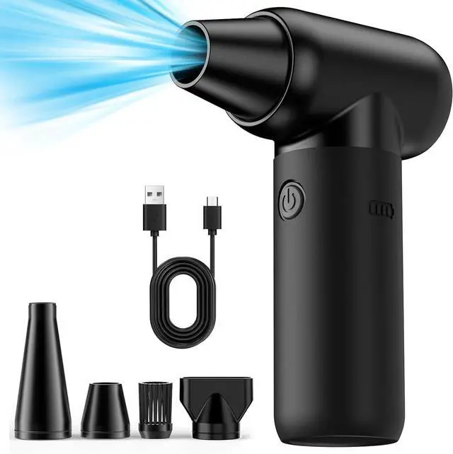 Main image of Compressed Air Duster-3 Gears 180000RPM Electric Air Duster for Deep Cleaning Keyboard&PC-Adjustable Rechargeable Cordless Jet Dry Blower Air Blower for Home and Car-Replaces Compressed Air Cans