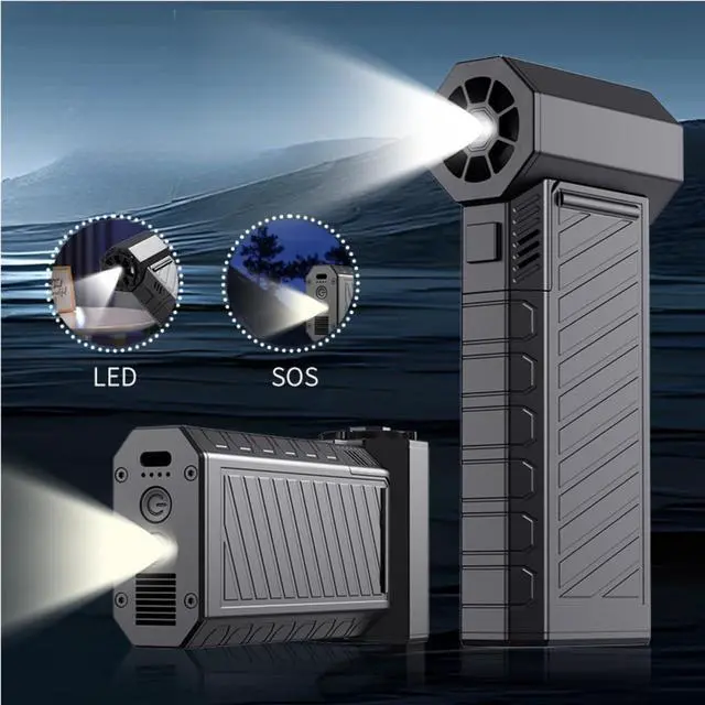 Alt view image 6 of 7 - Compressed Air Duster Turbo Jet Fan 180000RPM Mini Air Duster Blower High Speed Fan 3 Adjustable Rechargeable Cordless Air Broom for Home Outdoor Dust Removal