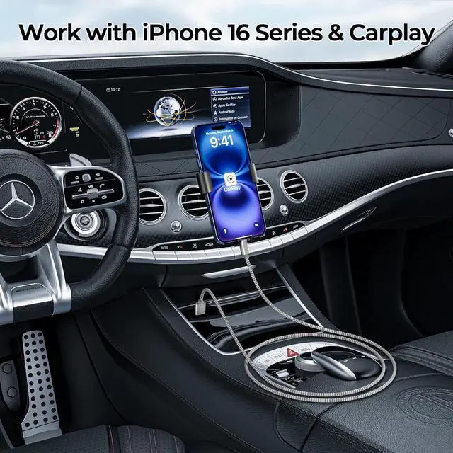 Alt view image 4 of 7 - Basesailor for iPhone 17 16 Pro Max Charger Cord,USB to USB C Cable 6.6FT/2Pack,Type C Charging Power Cord for Apple 15 iPad 10 Air 4 5,Samsung Galaxy S25 S24 S23 S22 Plus Ultra,A52 A53 A54,Pixel 9 8