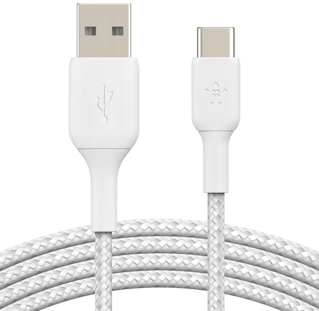 Main image of USB A to USB C 15W Braided Cable 3.3ft iPhone Charger Cord