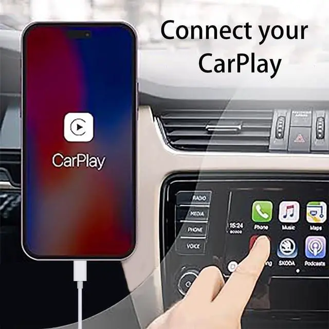 Alt view image 2 of 7 - Car Carplay Cable for iPhone 16 15 Pro/Pro Max/Plus 3FT+6FT USB A to USB C Fast Charging Cord for iPhone 16 15  Galaxy S25 S24 Ultra Charger Car Charger Adapter Accessories for Women Men