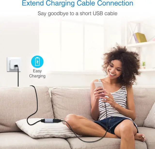 Alt view image 6 of 7 - USB 3.0 Extension Cable (6FT 5 Gbps Type A Male to Female Adapter Cord) - Long USB Repeater Extender for VR Headset Printer Hard Drive Flash Drive Keyboard Mouse Xbox