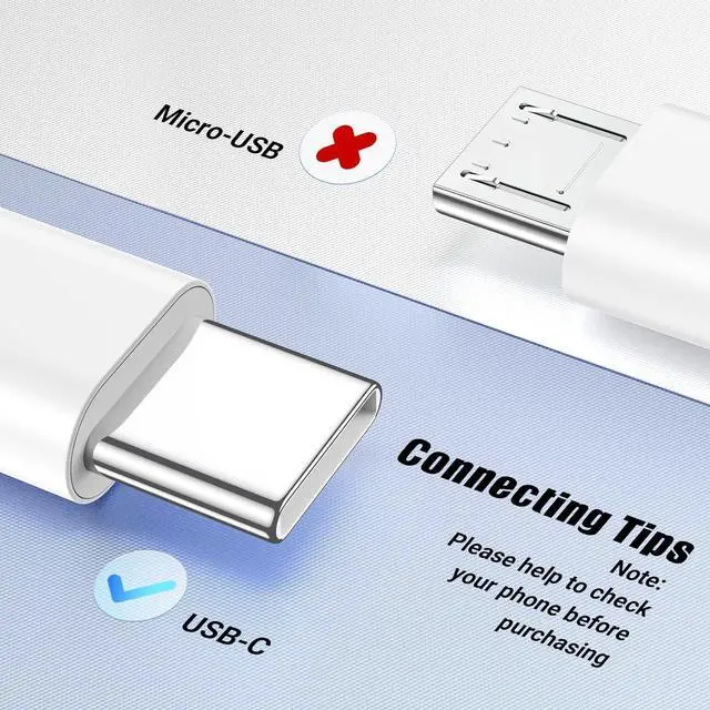 Alt view image 5 of 7 - 2Pack 3ft Car Carplay Cable for  iPhone 17 Pro Max/17 Air/16 Pro/15 Plus/15 USB A to USB C Carplay Charger Cord iPad Pro 12.9/11 10th Air 5th/ 4th iPad mini 6th Gen Car Charging Cable 3 Feet