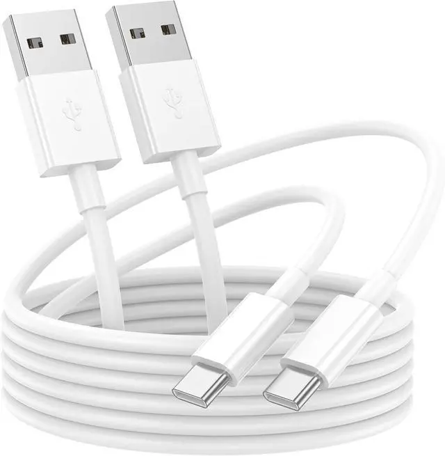 Main image of USB to USB C Cable 6ft 2Pack for iPhone 15/16 Charger Cord Car Carplay Cable Fast Charging Compatible for  16 Pro Max/15 Plus/for IPad Pro 12.9/11/Air 5th/4th Mini Gen Type C Charge 6 Foot