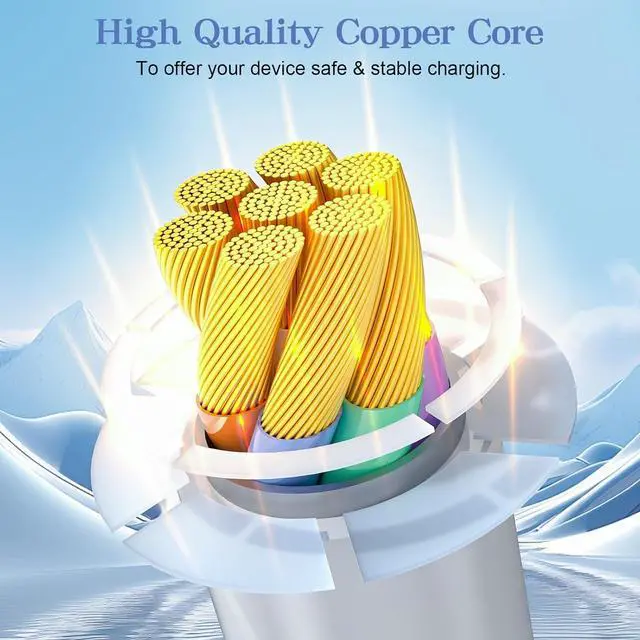 Alt view image 6 of 7 - Car Carplay Cable for iPhone 16/15 iPhone 16/15Pro 16/15 Pro Max 16/15 Plus USB A to USB C Cable for  Carplay USB-C Car Charger for iPad Pro iPad Air 5th 4th Mini 6th Type C Cord 3FT-White