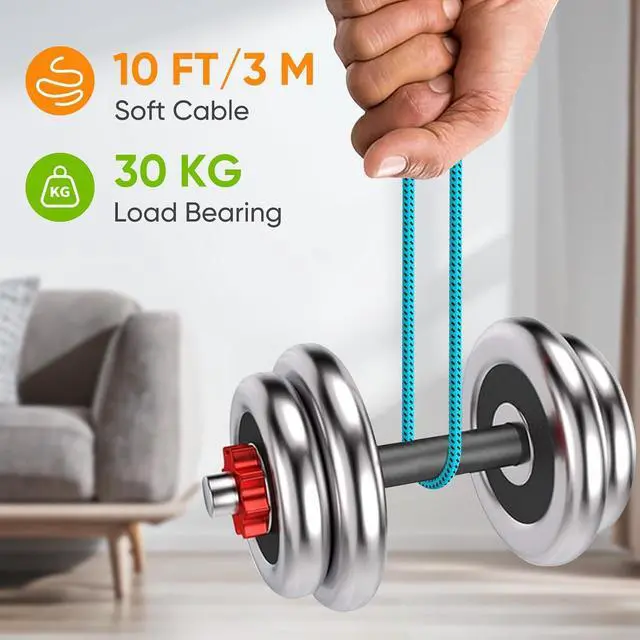 Alt view image 4 of 6 - USB C Cable (5 Pack 10ft) USB A to C Charger Fast Charging Nylon Braided for  Galaxy S9 S8 Note 9 Note 8 Galaxy Note 20 10 S21 S20 S10 Plus USB Type C Cable