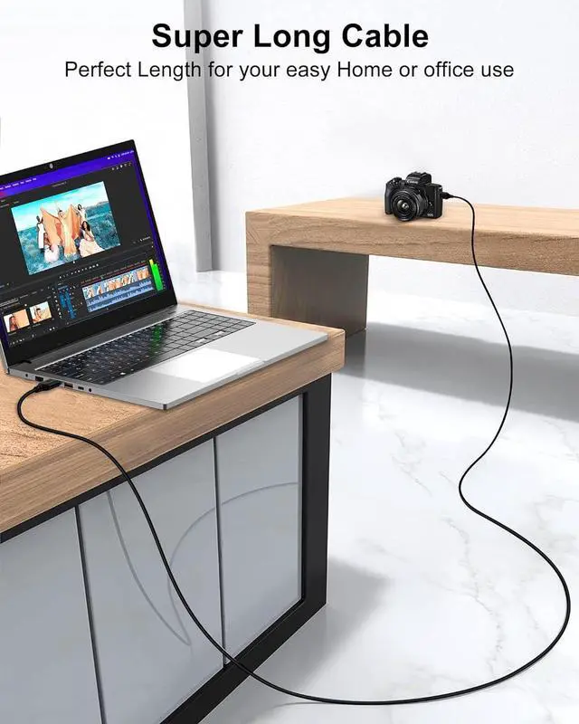 Alt view image 4 of 7 - USB A to USB A Cable 6FT USB 3.0 Type A to A Male Cable Double Sided USB Cord for Data Transfer Compatible with External Hard Drives Laptops Cooling Pad/Fan Printer  Speaker DVD Player USB Hub