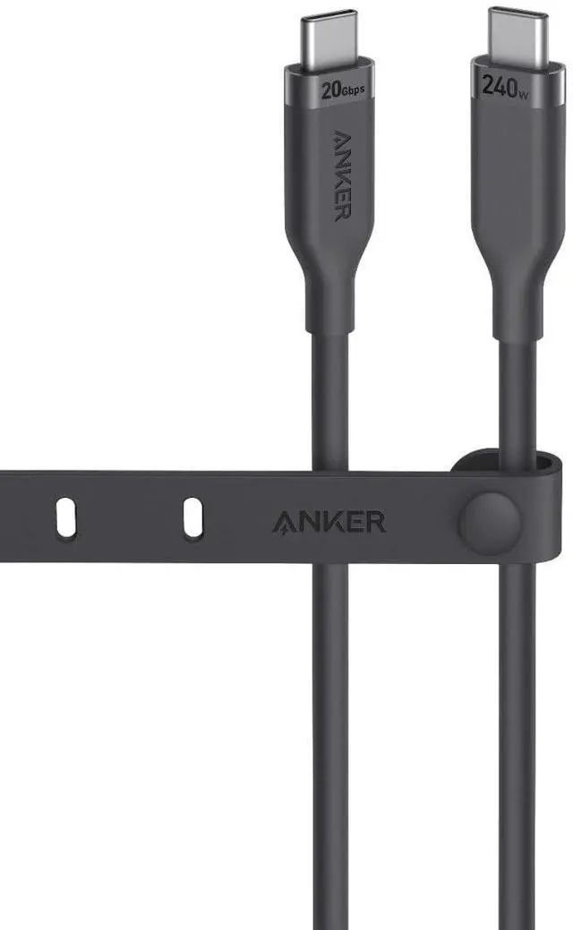 Main image of USB 4 Gen 2 Cable 20 Gbps Data Transfer 4K HD Display 240W 3FT Bio-Based Charging USB C to Type C Cable for iPhone 16 Series USB-C Laptops and More