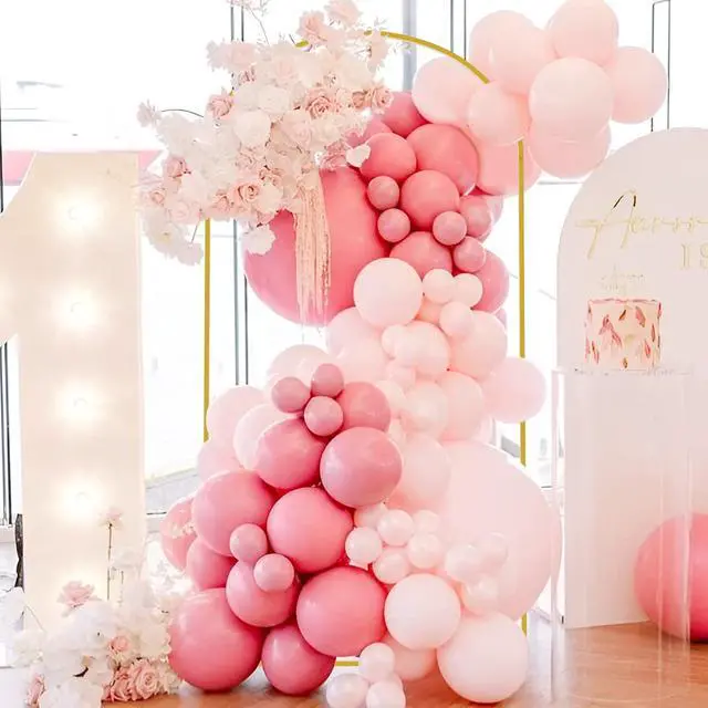 Alt view image 3 of 7 - 7.2 FT Wedding Arch Backdrop Stand and White Arch Cover Metal Arch Stand with Arch Stand Cover for Birthday Party Wedding Ceremony Bridal Baby Shower Event Decor