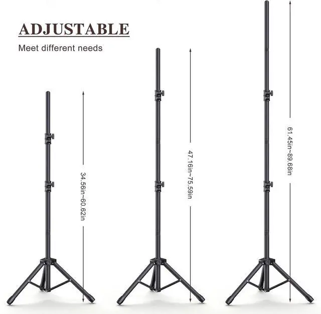 Alt view image 3 of 7 - 10x7.5Ft Backdrop Stand Heavy Duty Adjustable Photo Back Drop Stand Kit for Parties Photography Banner Stand (Includes Six Background Stand Clamps)
