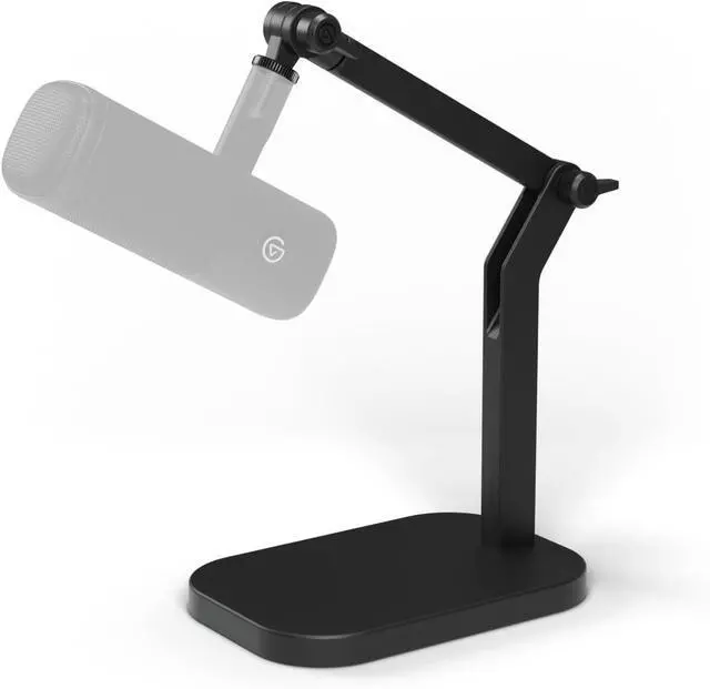 Main image of Wave Desk Stand - Adjustable Mounting Arm for Microphones Works HyperX Rode Fifine Shure and More Mics Compatible 1/4 3/8 & 5/8 Thread for Recording/Podcasting/Streaming