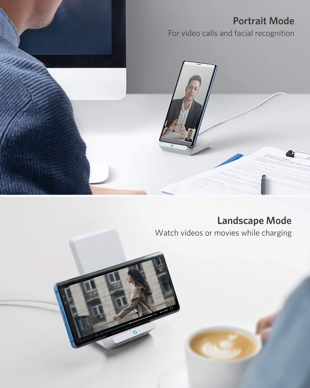 Alt view image 4 of 7 - 313 Qi-Certified 10W Max Wireless Charger Stand