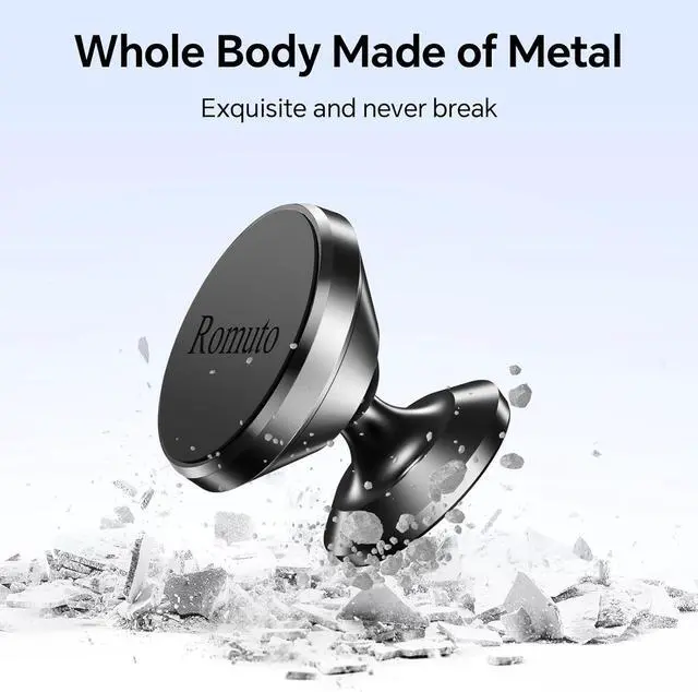 Alt view image 7 of 7 - 2-Pack  Magnetic Phone Holder for Car DashboardStrong MagnetiPhone Magnetic Phone Mount for Car Phone Holder 4 Metal PlateCell Phone Holders for Your Car Mount for iPhone 16 Pro Max 15 14 13 12