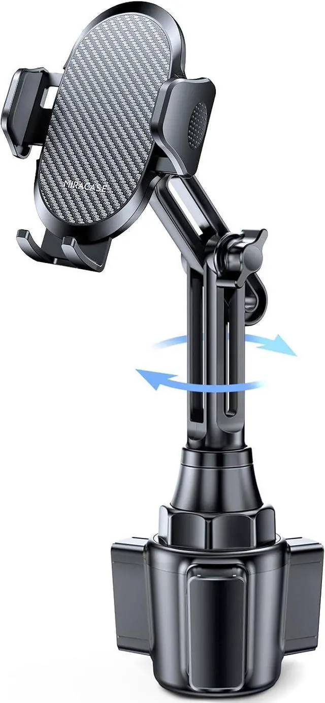 Main image of 2025 Upgraded Universal Cup Phone Holder for Car [Rotatable & Adjustable] Long Neck Car Cup Holder Phone Mount Compatible with iPhone  Google & More Smartphones