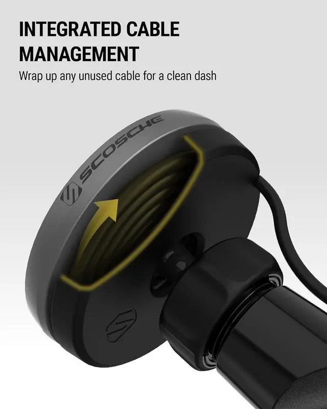Alt view image 3 of 5 - Qi2 Wireless MagSafe Car Mount Charger 15W Magnetic Cell Phone Holder for Car with AMPS Mounting Plate for ProClip Vehicle Specific Mount Bases Compatible with iPhone  (Base Required)