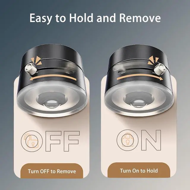 Alt view image 3 of 6 - Vacuum Suction Magnetic Car Phone Holder Mount Fit All Phones Adjustable Phone Holders for Your Car Home Office Smooth Surfaces Metal Ring Stick Outside if Case Non-Magnetic (Upgraded)