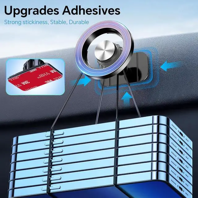 Alt view image 5 of 7 - for Magsafe Car Mount Vent20 Strong Magnetsfor iPhone Magnetic Car Mount360°Cell Phone Mount for CarHands FreeAir Vent Phone Holder for Car Accessories for Women Men iPhone 16 15 14 13 12 Plus