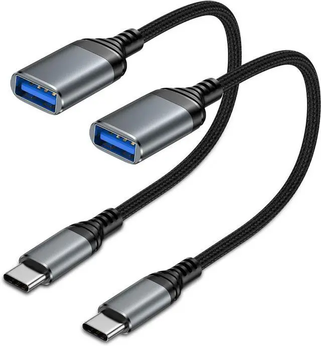 Main image of USB C to USB 3.0 Adapter OTG Adapter for Android iPhone 16e/16/16 Pro/16 Pro Max/16 Plus/15/15 Pro/15 Pro Max/15 Plus Type C Male to USB Female OTG Cable for  Galaxy S25 MacBook Pro Camera