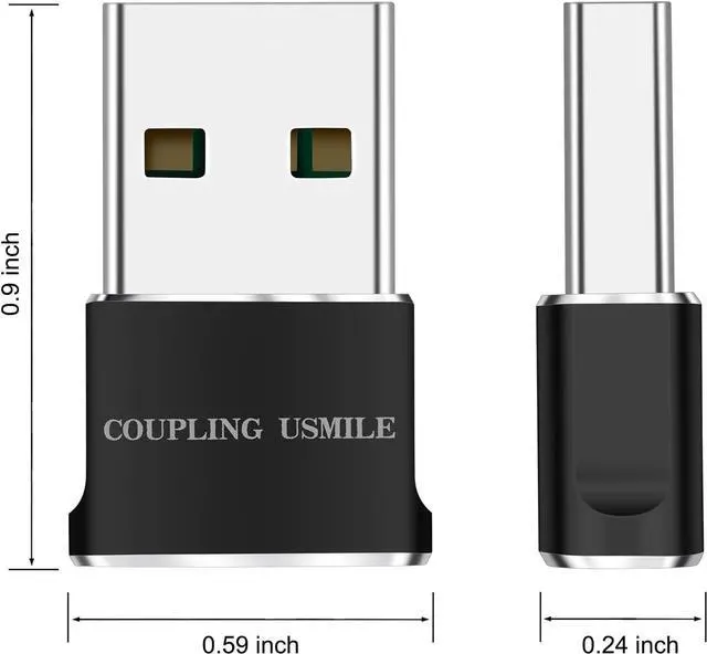 Alt view image 7 of 7 - USB to USB C Adapter 4 Packs USB A to C Super Fast Charging/Transfer and OTG Function. Compatible with iPhone15 14 13 Plus Pro Max iPad Pro Air 4 Mini 6 Almost USB Devices