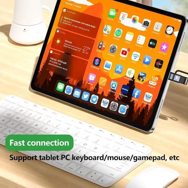 Alt view image 5 of 6 - USB C to USB Adapter 2-Piece Set USB C to U 3.0 OTG Adapter Thunderbolt 4/3 to USB 3.0 Compatible with Phone 16 Pro Max MacBook Pro Air 2023 Pad Mini iMac Surface etc