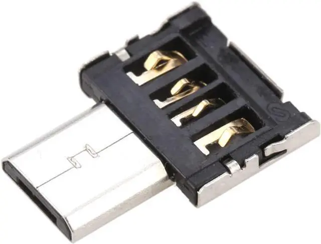 Main image of Micro USB OTG Adapter Micro USB Male to USB 2.0 Female Ultra Mini Size Connector Adapter