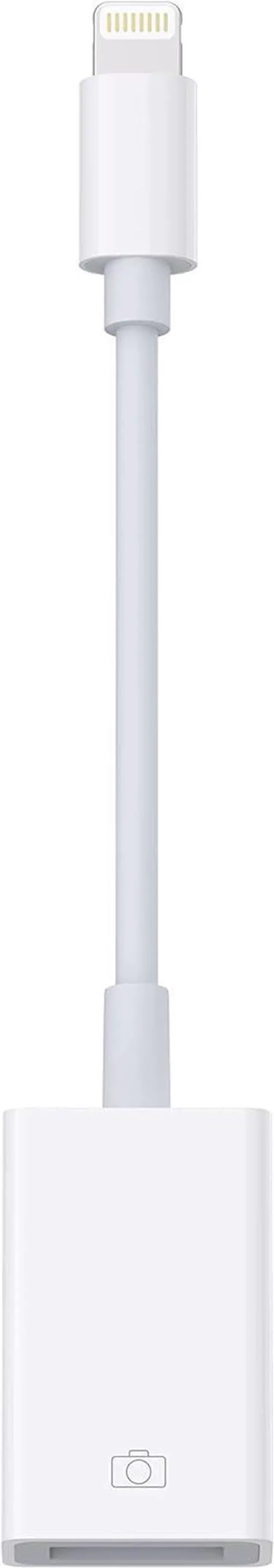 Main image of Lightning to USB Camera Adapter for Selected iPhone iPad Models - OTG Adapter Support Digital Camera USB Flash Drive Card Reader Mouse Keyboard MIDI Keyboard etc - [1 Pack White]
