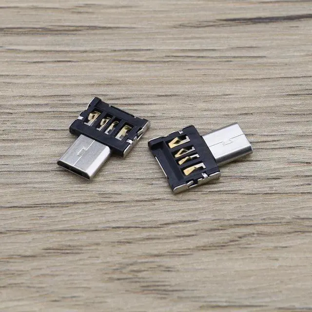 Alt view image 7 of 7 - 10Pcs Micro USB OTG Adapter Replacement Micro USB 2.0 5pin OTG Adapter Connector Compatible with Android Phones Electronic Accessories