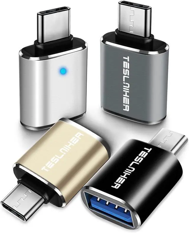 Main image of ???????????????? USB C to USB Adapter 4 Pack Type C Male to USB 3.0 Female Adapter OTG Adapter Changer Converter Compatible with iMac MacBook Pro  iPhone 16 16e 15 iPad 11 Air 7Galaxy S25