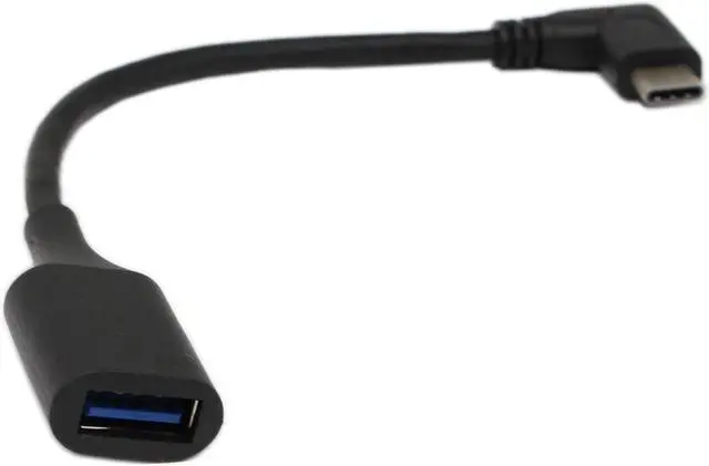 Alt view image 2 of 7 - USB C OTG Cable Type C 3.1 Male Cable High Speed USB 3.0 (Type A) Female to USB 3.1 C (Type C) Male Left or Right 90 Degree Angle OTG Sync & Charge Converter Adapter Cable Cord(3.0F-CM 7inch)