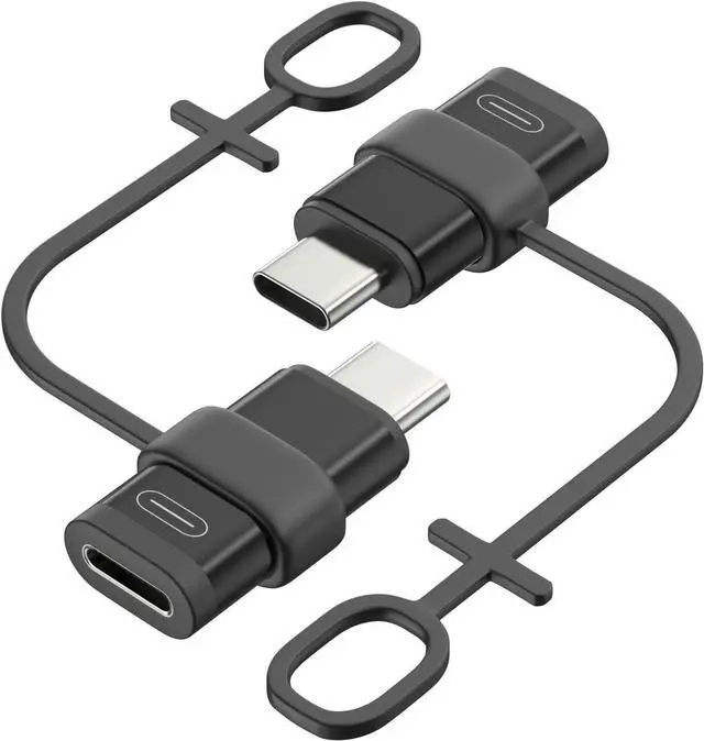 Main image of Lightning to USB C Adapter 2Pack NOT for Earbuds/Headphones/OTG USB-C to Lightning Adapter for iPhone 15/16 Pro/16 Pro Max/Plus Galaxy S24 iPad ONLY for 36W Fast Charging/Data Sync Black