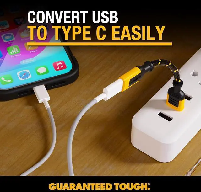 Alt view image 6 of 7 - Heavy Duty USB to USB C Adapter 2Pack USBC Female to A Male OTG Charger Type C Converter for  Watch Ultra 7 8 9 iPhone 16 15 Plus Pro Max AirPods 3 iPad Air Car  Galaxy S24 23