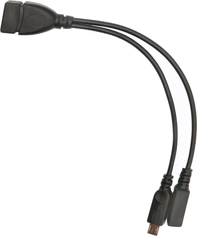 Alt view image 2 of 5 - 2-in-1 Micro USB to USB Power Cord FHBDZVV Micro OTG Cable and Power Cable for Streaming Media Devices/Keyboards/Nintendo Switch/SNES/NES Classic Mini/Android Phone or Tablet/Alexa TV Stick 4K