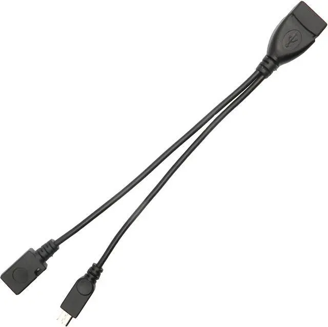 Alt view image 5 of 5 - 2-in-1 Micro USB to USB Power Cord FHBDZVV Micro OTG Cable and Power Cable for Streaming Media Devices/Keyboards/Nintendo Switch/SNES/NES Classic Mini/Android Phone or Tablet/Alexa TV Stick 4K