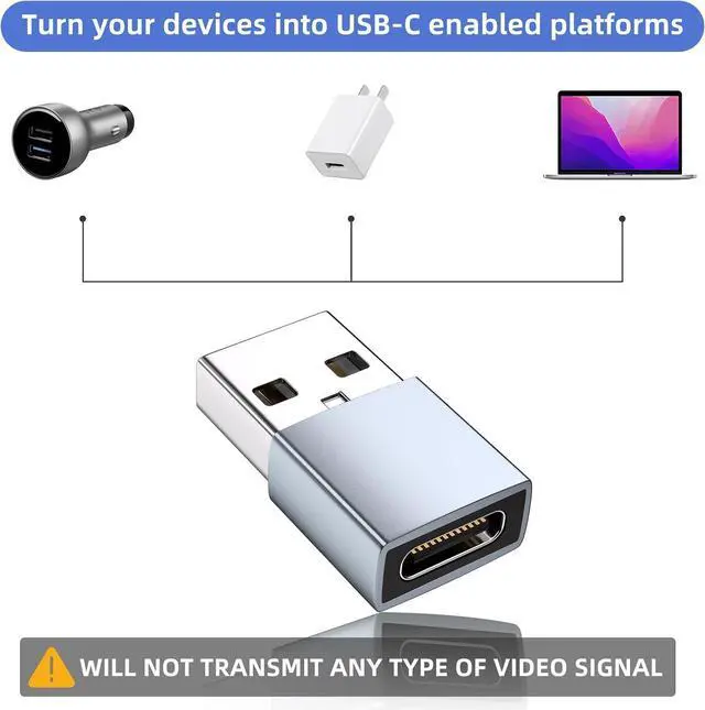 Alt view image 5 of 7 - USB to USB C Adapter for iPhone 16 Charger 5Pack USBC Female to A Male OTG Type C Converter for  Watch Ultra iWatch 7 8 9 10 iPhone 15 14 13 Plus Pro Max AirPods iPad Car  S24