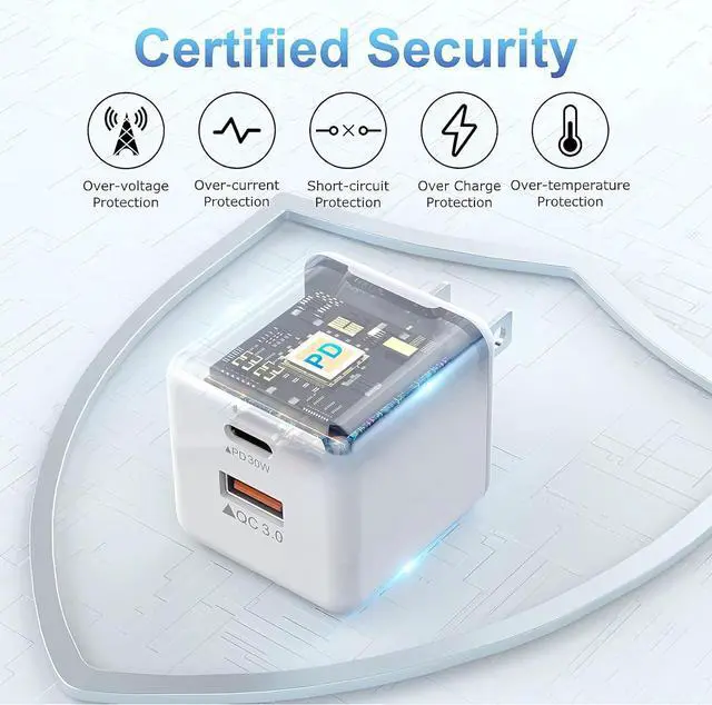 Alt view image 4 of 7 - Watch Charger USB C with 30W PD Fast Wall Plug for  Watch/iPhone 16 Pro Max Plus/15/14 4 in 2 Wireless Magnetic Charging Cable for iWatch Series 10/9-1/SE/Ultra Multi Cord for Travel 6FT