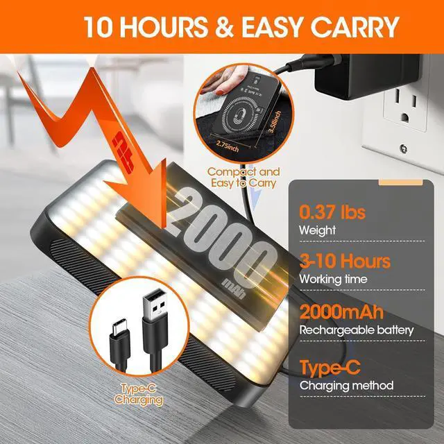 Alt view image 3 of 6 - Magnetic Selfie Light Portable Phone Clip 6 oz Rechargeable Ring Light for iPhone Laptop Camera 10-Hour Working 3 Light Modes for TikTok Instagram Vlog Video Recording