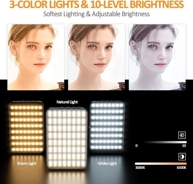Alt view image 3 of 7 - Magnetic Selfie Light LED Fill Light Compatible with iPhone iPad Laptop Camera Phone Selfie Light for Selfies/Photography/TikTok/Zoom Calls/Video Conference BGD_XJ77