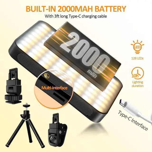 Alt view image 4 of 7 - Magnetic Selfie Light LED Fill Light Compatible with iPhone iPad Laptop Camera Phone Selfie Light for Selfies/Photography/TikTok/Zoom Calls/Video Conference BGD_XJ77