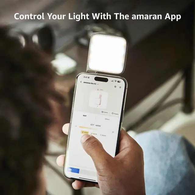 Alt view image 7 of 7 - Go Magnetic Phone Selfie Light Portable LED Light with Built-in Mirror for Selfie Makeup Video Conference TikTok (Pink)