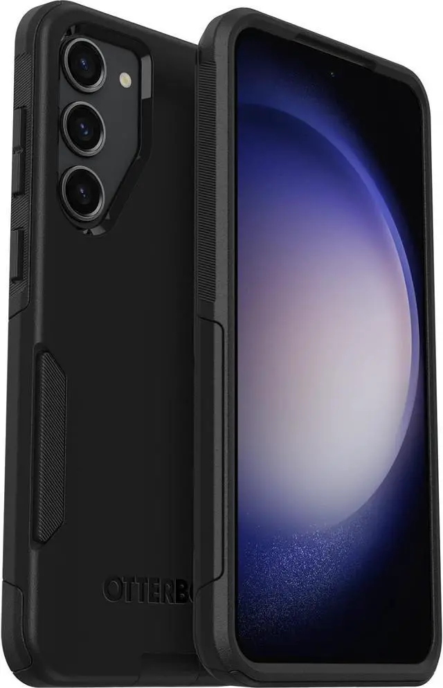 Main image of Galaxy S23+ Commuter Series Case - BLACK  slim & tough pocket-friendly with port protection