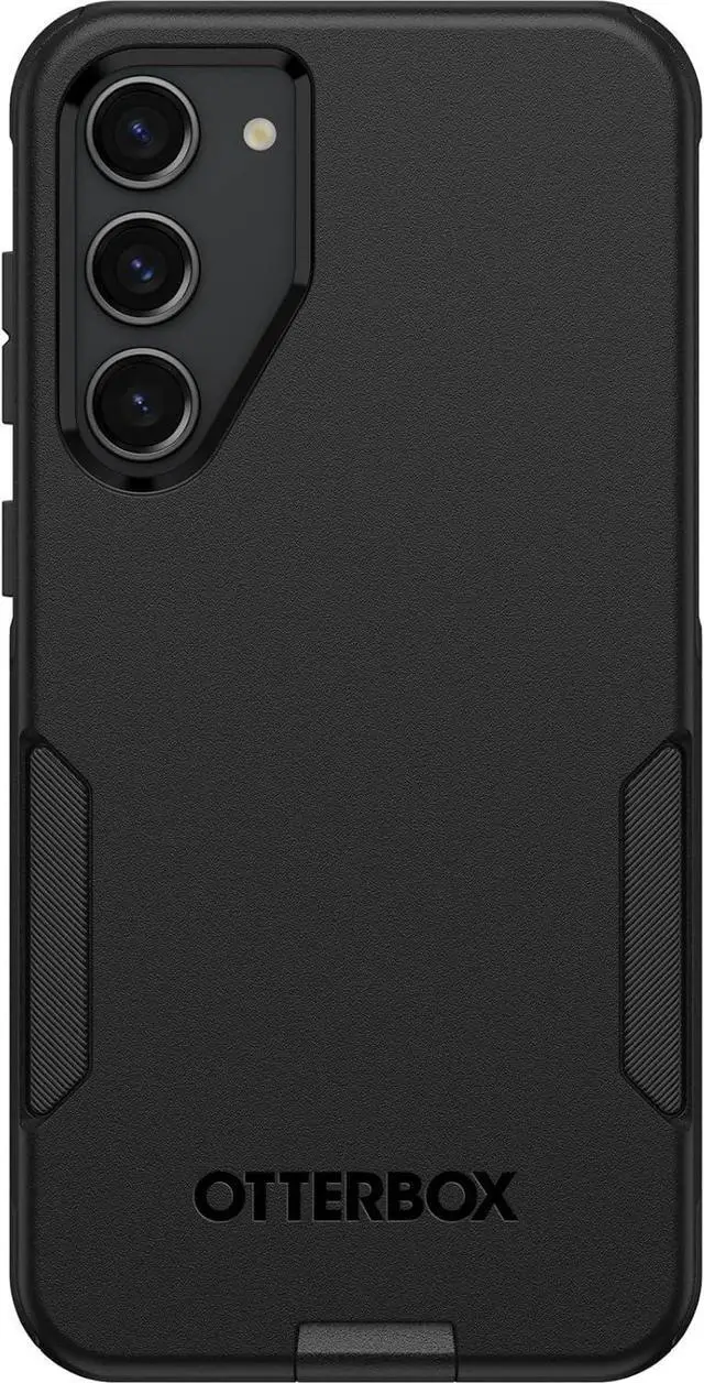 Alt view image 3 of 7 - Galaxy S23+ Commuter Series Case - BLACK  slim & tough pocket-friendly with port protection
