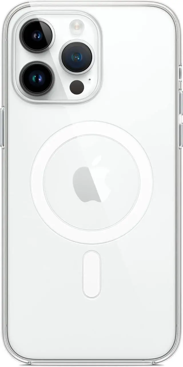 Alt view image 2 of 3 - iPhone 14 Pro (ONLY) Symmetry Series+ Case - Clear Ultra-Sleek Snaps to MagSafe Raised Edges Protect Camera & Screen