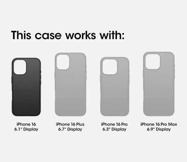 Alt view image 2 of 6 - iPhone 16 Symmetry Series Clear Case - Clear (Ships in polybag Ideal for Business customers)