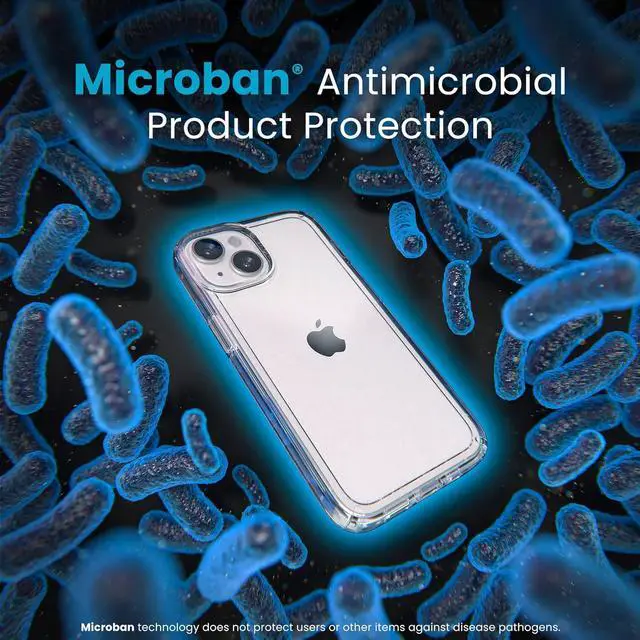 Alt view image 6 of 7 - Clear iPhone 14 & iPhone 13 Case - Drop Protection Scratch Resistant & Anti-Yellowing Dual Layer Case for iPhone 14 & iPhone 13 Case for 6.1 inch Model - GemShell