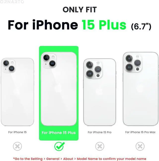 Alt view image 2 of 7 - Compatible with iPhone 15 Plus Case 6.7 Slim Liquid Silicone 3 Layers Full Covered Soft Gel Rubber Cover Protective Phone Case with Anti-Scratch Microfiber Lining-Pink