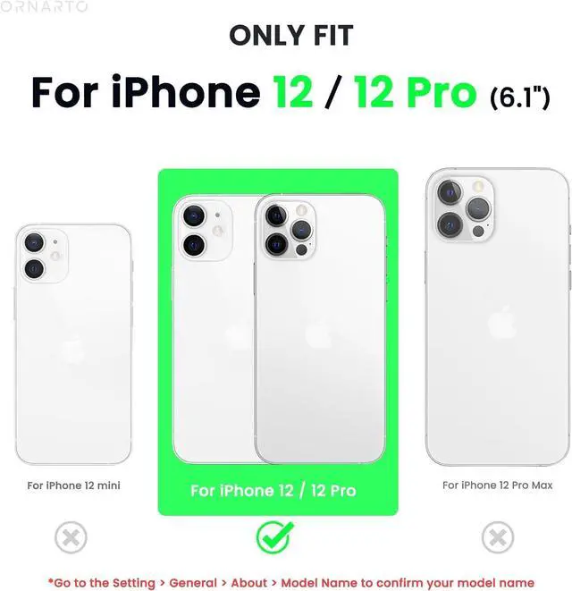 Alt view image 2 of 6 - Compatible with iPhone 12 Case Compatible with iPhone 12 Pro Case Slim Liquid Silicone 3 Layers Full Covered Soft Gel Rubber Phone Case Cover 6.1 inch-White